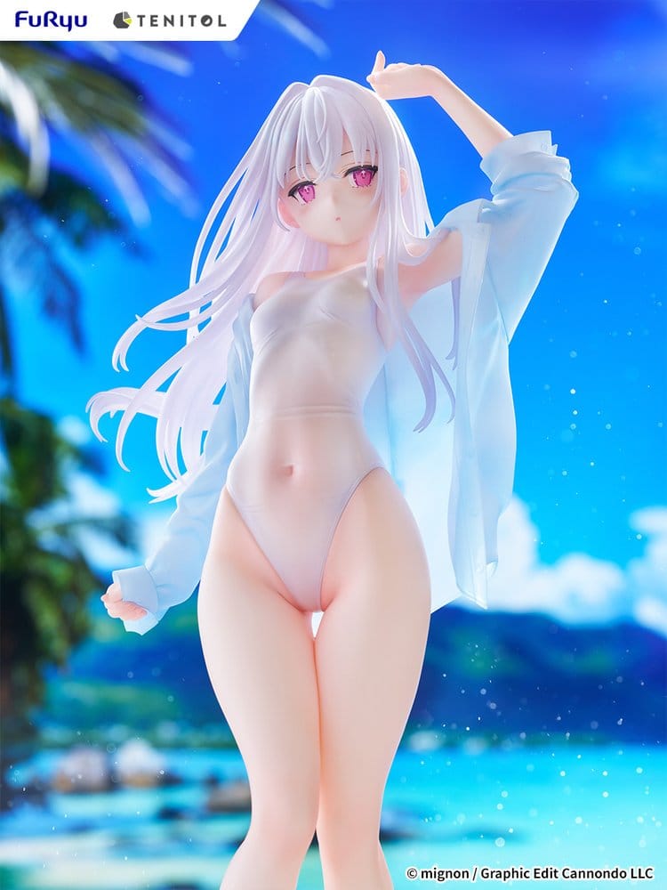 Mignon Works Tenitol Tall PVC Figur Shiro Swimsuit Ver. 30 cm