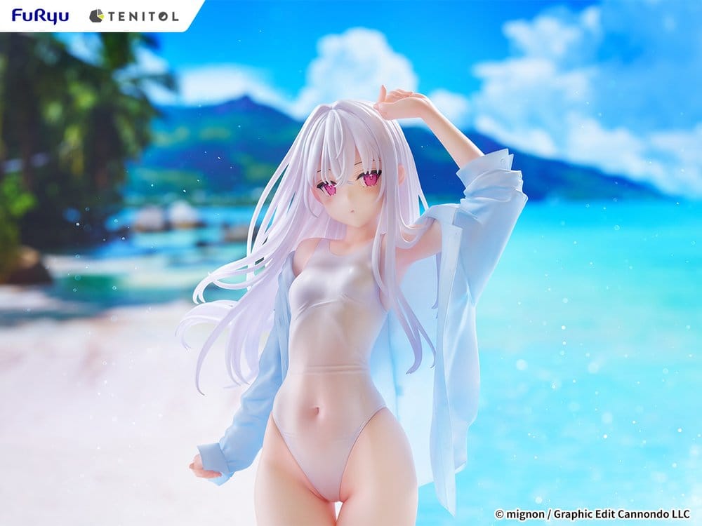 Mignon Works Tenitol Tall PVC Figur Shiro Swimsuit Ver. 30 cm