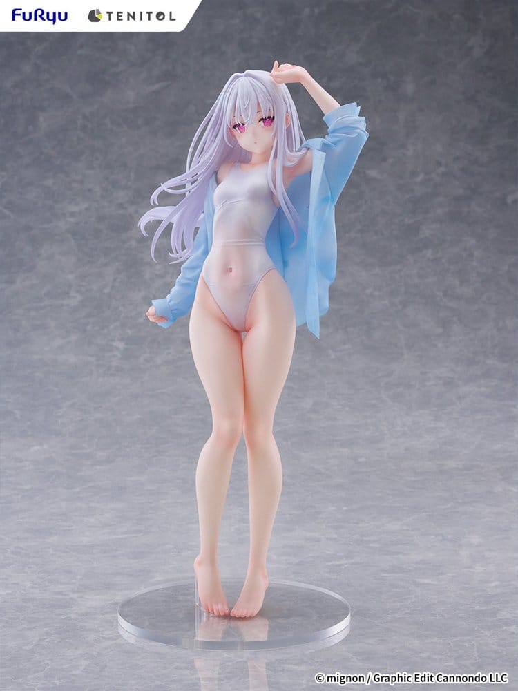 Mignon Works Tenitol Tall PVC Figur Shiro Swimsuit Ver. 30 cm