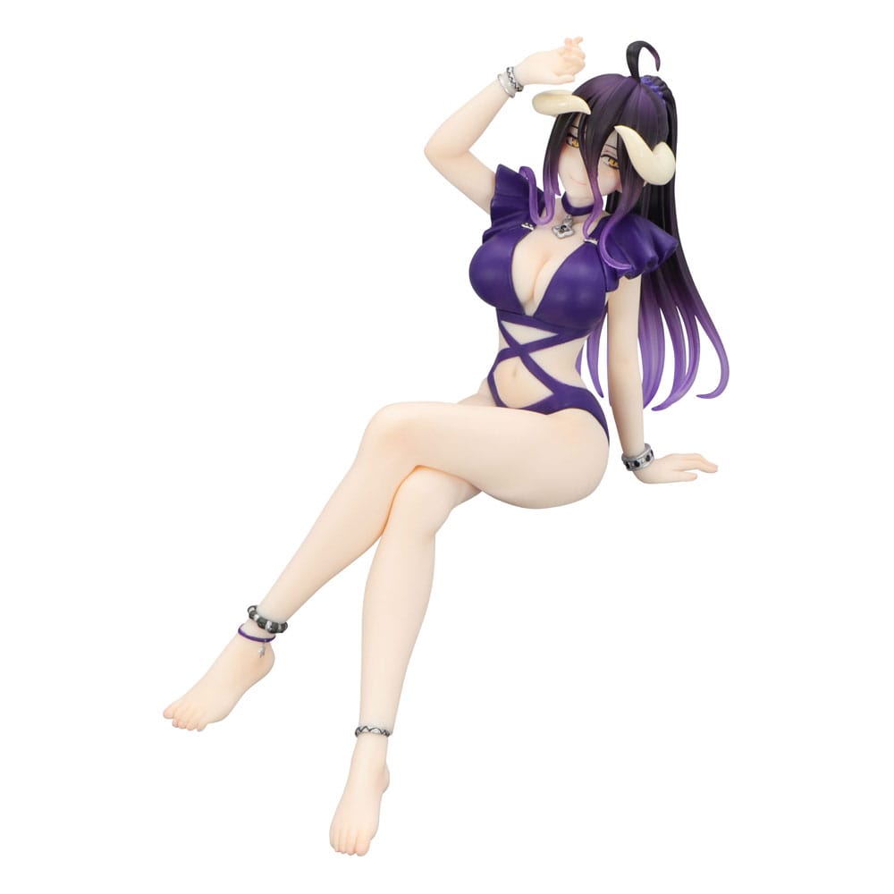 Overlord Noodle Stopper PVC Statue Albedo Swimsuit Dark Purple Color Ver. 16 cm 