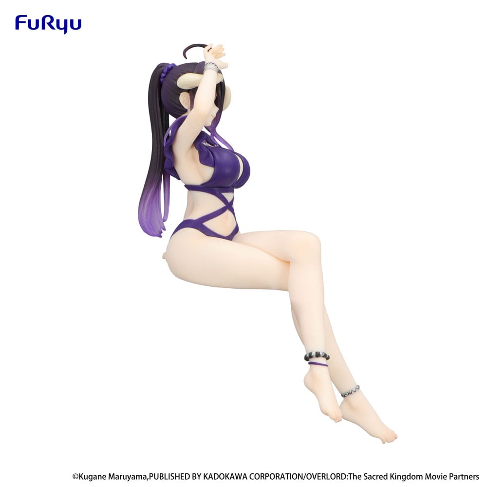 Overlord Noodle Stopper PVC Statue Albedo Swimsuit Dark Purple Color Ver. 16 cm 