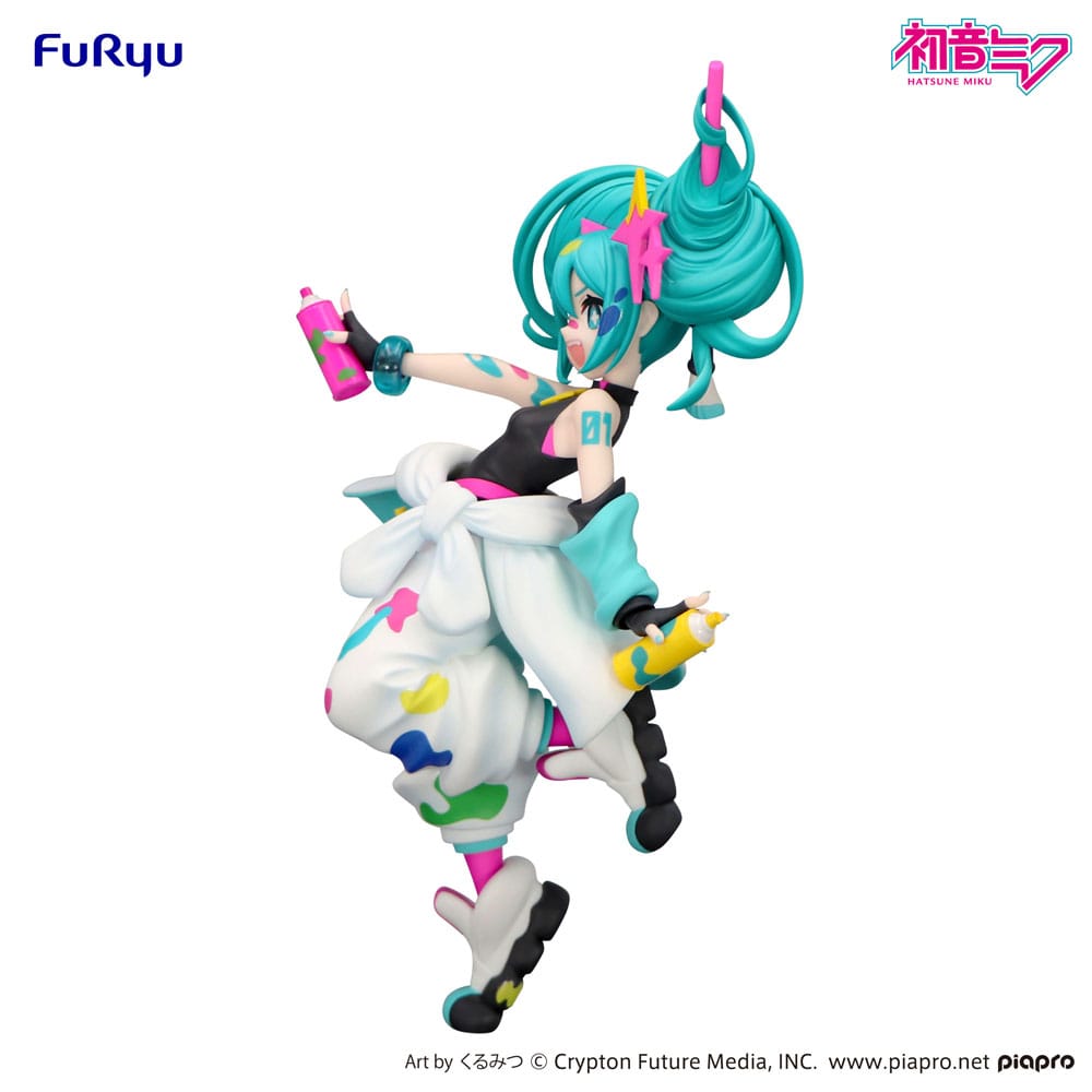 Hatsune Miku Trio-Try-iT PVC Statue Miku Paint Girl 19 cm  