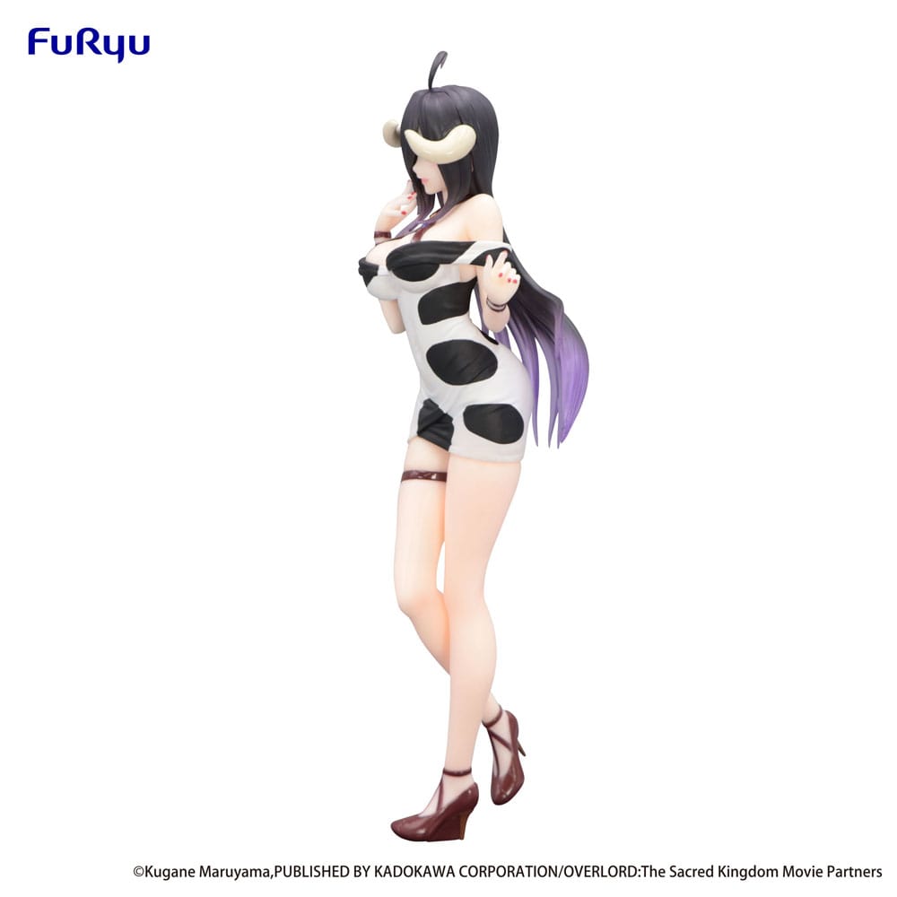 Overlord Trio-Try-iT PVC Statue Albedo Mini Dress Cow Pattern Ver. 21 cm 