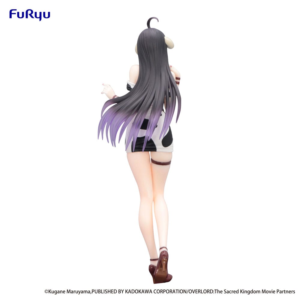 Overlord Trio-Try-iT PVC Statue Albedo Mini Dress Cow Pattern Ver. 21 cm 
