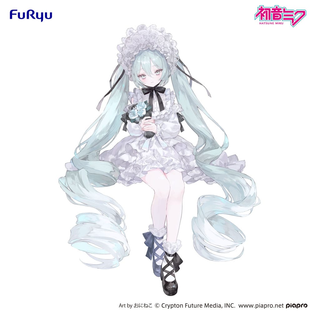 Hatsune Miku Noodle Stopper PVC Statue Vintage Doll Style 15 cm  