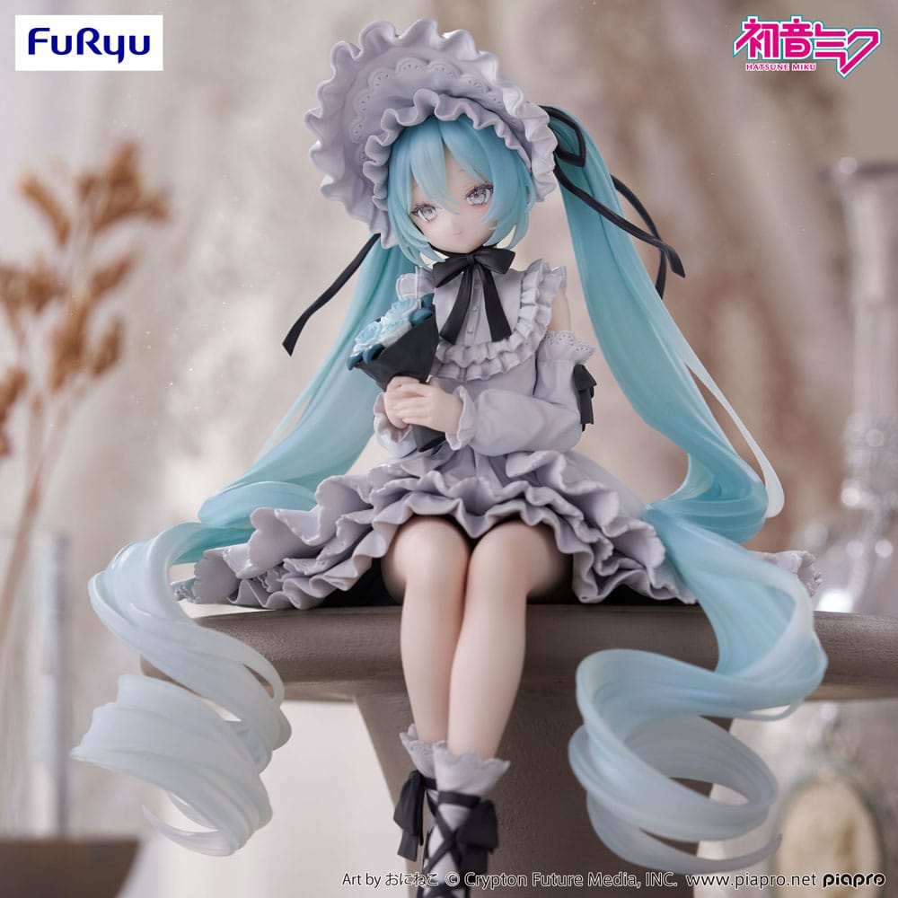Hatsune Miku Noodle Stopper PVC Statue Vintage Doll Style 15 cm  