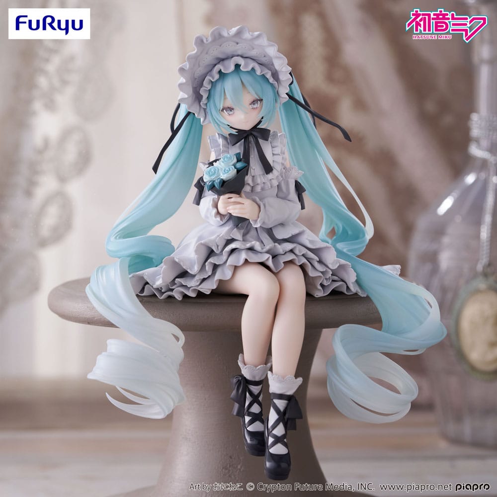 Hatsune Miku Noodle Stopper PVC Statue Vintage Doll Style 15 cm  