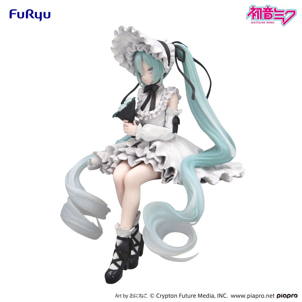 Hatsune Miku Noodle Stopper PVC Statue Vintage Doll Style 15 cm  