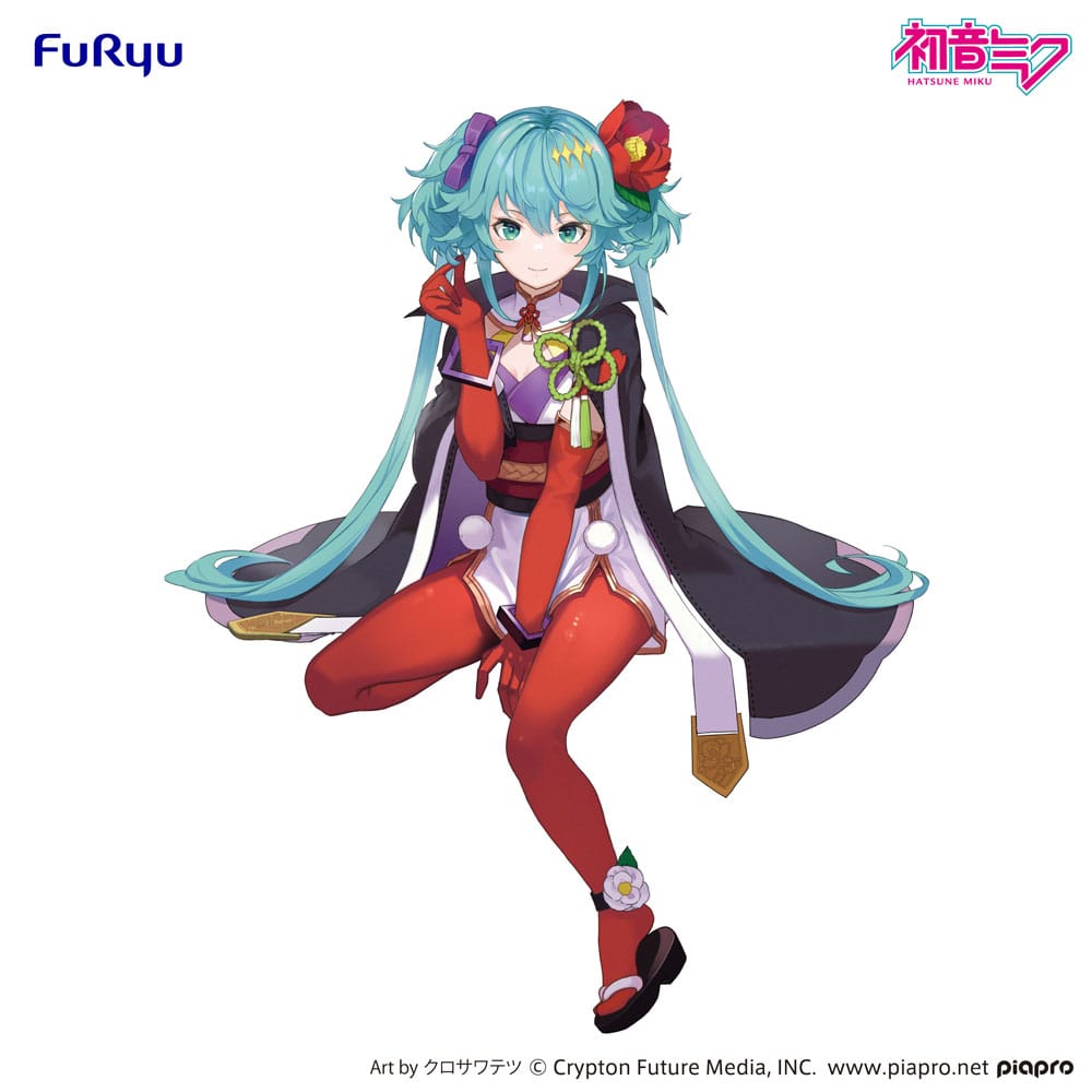 Hatsune Miku Noodle Stopper PVC Statue Flower Fairy Camellia 15 cm 
