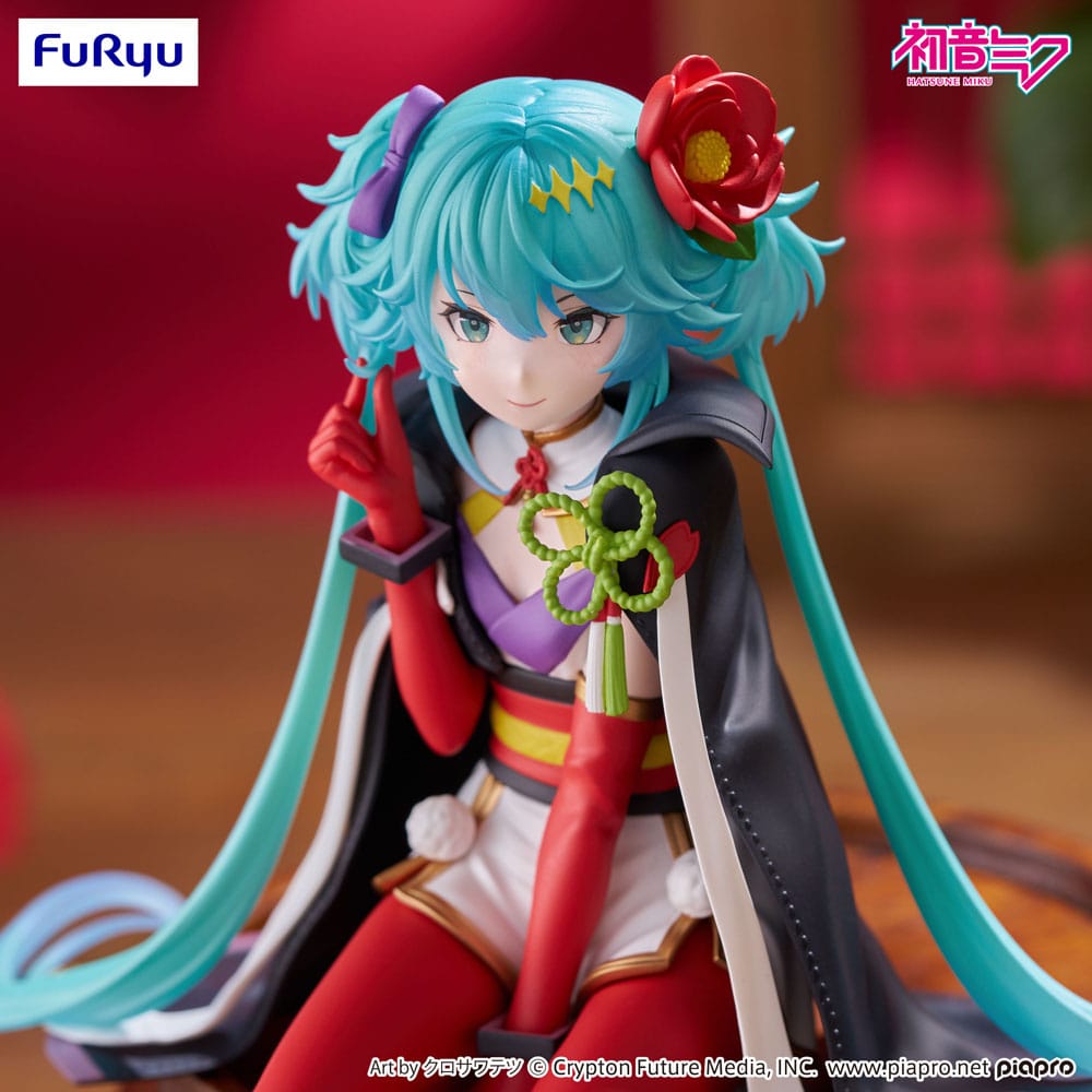 Hatsune Miku Noodle Stopper PVC Statue Flower Fairy Camellia 15 cm 
