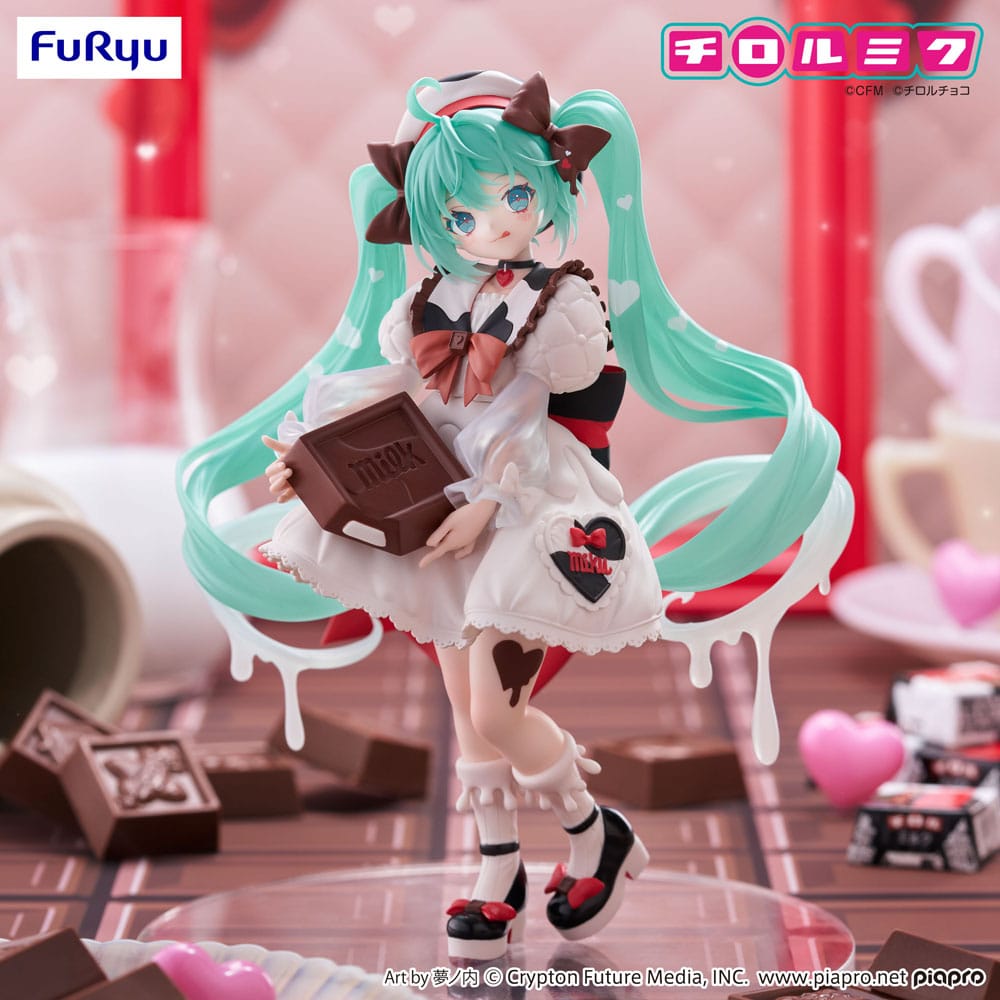 Hatsune Miku x Tirol Choco Trio-Try-iT PVC Statue Hatsune Miku Milk Ver. 18 cm  