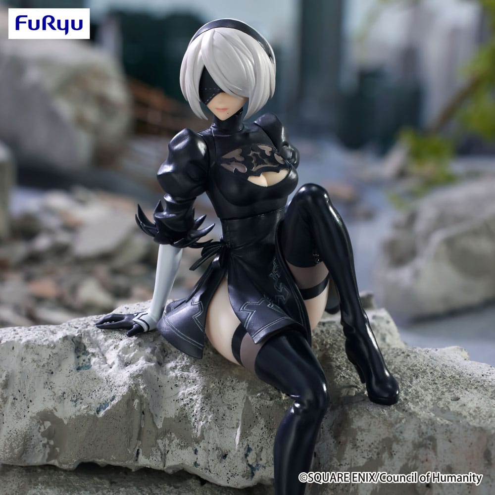 NieR:Automata Ver1.1a Noodle Stopper PVC Statue YoRHa No.2 Type B 13 cm 
