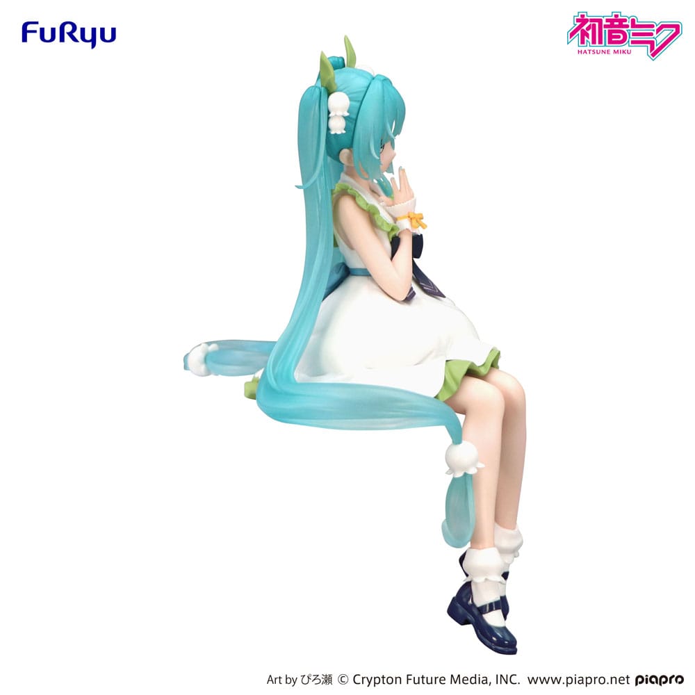 Hatsune Miku Noodle Stopper PVC Statue Flower Fairy Lily of the Valley 14 cm   