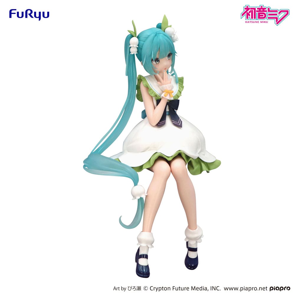 Hatsune Miku Noodle Stopper PVC Statue Flower Fairy Lily of the Valley 14 cm   