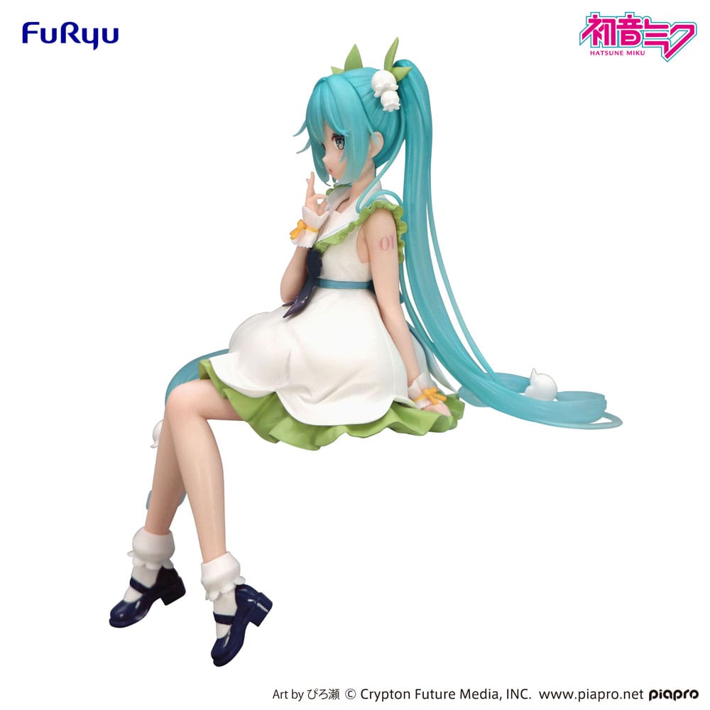 Hatsune Miku Noodle Stopper PVC Statue Flower Fairy Lily of the Valley 14 cm   