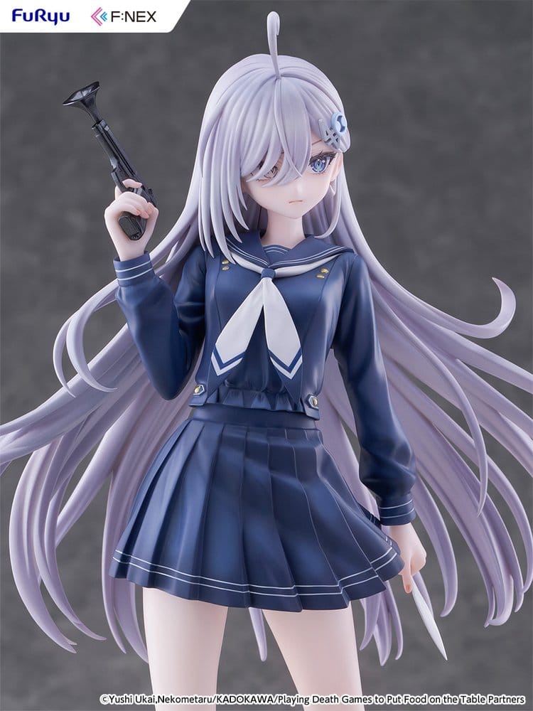 Playing Death Games to Put Food on the Table PVC Figur 1/7 Yuki School Uniform Ver. 24 cm