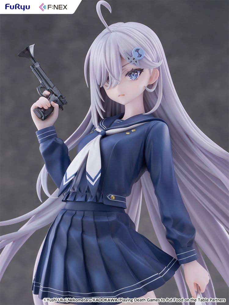 Playing Death Games to Put Food on the Table PVC Figur 1/7 Yuki School Uniform Ver. 24 cm