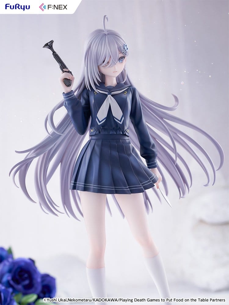 Playing Death Games to Put Food on the Table PVC Figur 1/7 Yuki School Uniform Ver. 24 cm