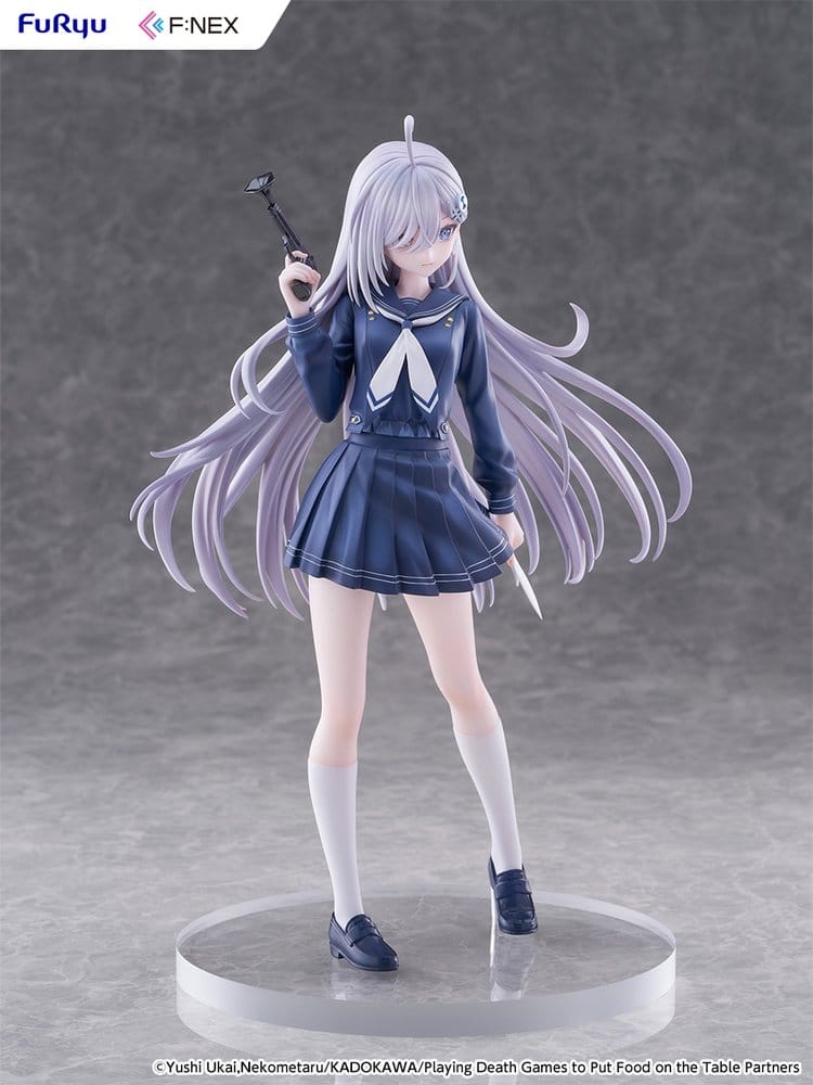Playing Death Games to Put Food on the Table PVC Figur 1/7 Yuki School Uniform Ver. 24 cm