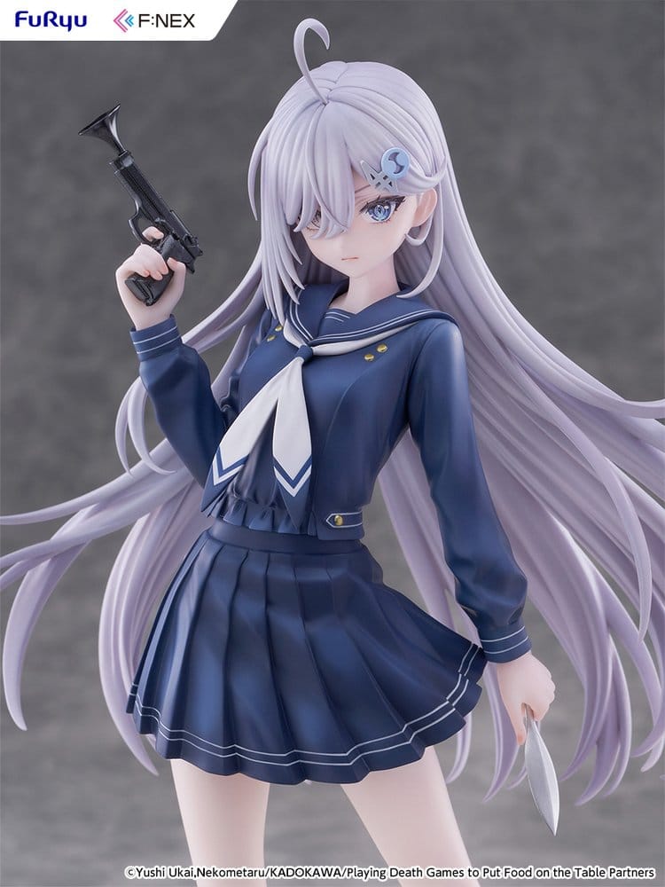 Playing Death Games to Put Food on the Table PVC Figur 1/7 Yuki School Uniform Ver. 24 cm