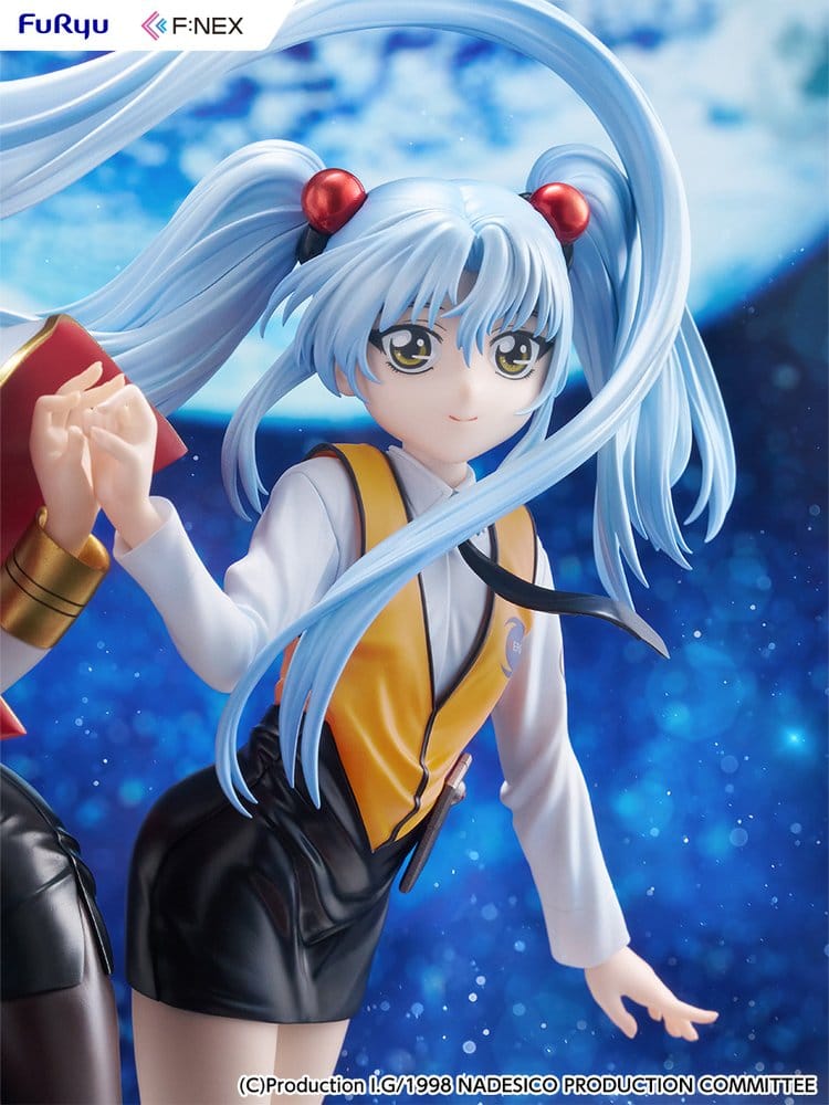 Nadesico the movie The prince of darkness PVC Figur 1/7 Ruri Hoshino double ruriruri Ver. 22 cm