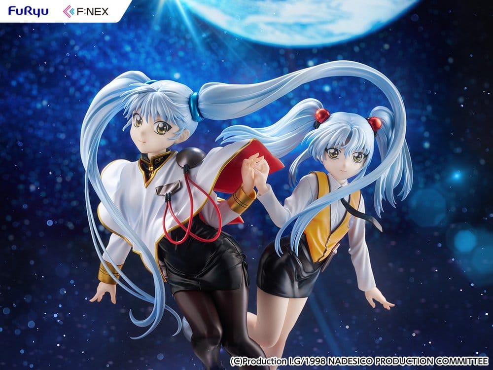 Nadesico the movie The prince of darkness PVC Figur 1/7 Ruri Hoshino double ruriruri Ver. 22 cm