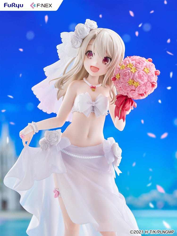 Fate/kaleid liner Prisma Illya: Licht - The Nameless Girl F:NEX PVC Figur 1/7 Illyasviel von Einzbern Wedding Swimsuit Ver. 21 cm