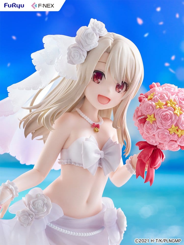 Fate/kaleid liner Prisma Illya: Licht - The Nameless Girl F:NEX PVC Figur 1/7 Illyasviel von Einzbern Wedding Swimsuit Ver. 21 cm
