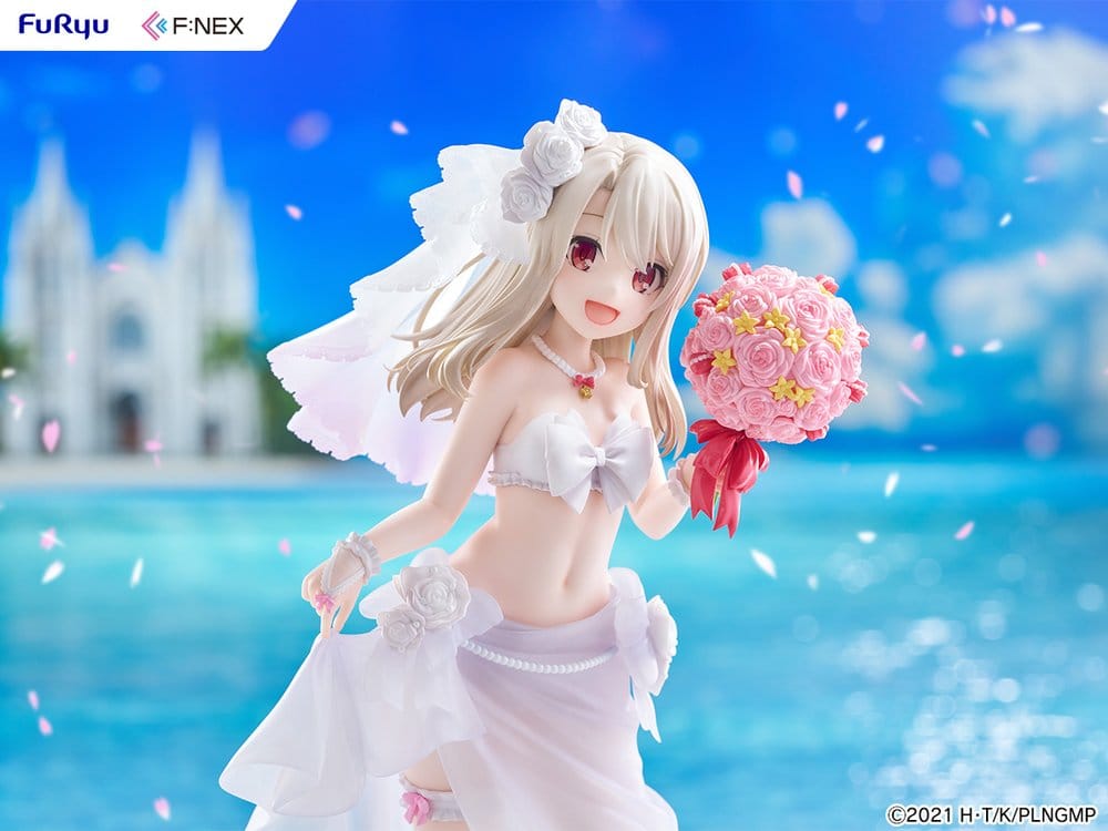 Fate/kaleid liner Prisma Illya: Licht - The Nameless Girl F:NEX PVC Figur 1/7 Illyasviel von Einzbern Wedding Swimsuit Ver. 21 cm