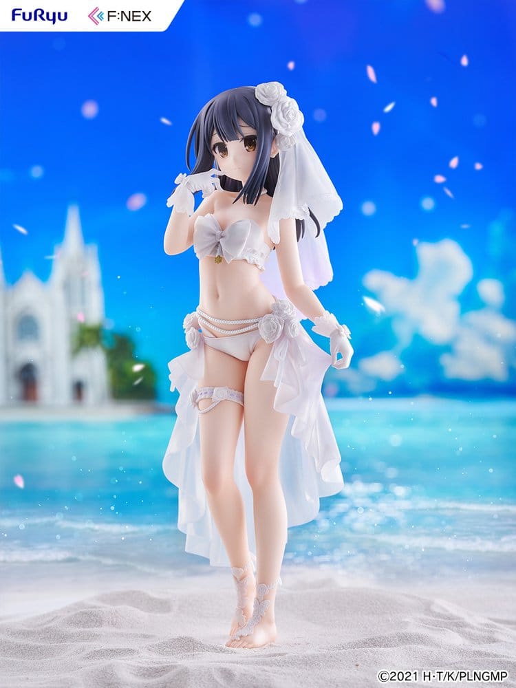 Fate/kaleid liner Prisma Illya: Licht - The Nameless Girl F:NEX PVC Figur 1/7 Miyu Edelfelt Wedding Swimsuit Ver. 21 cm