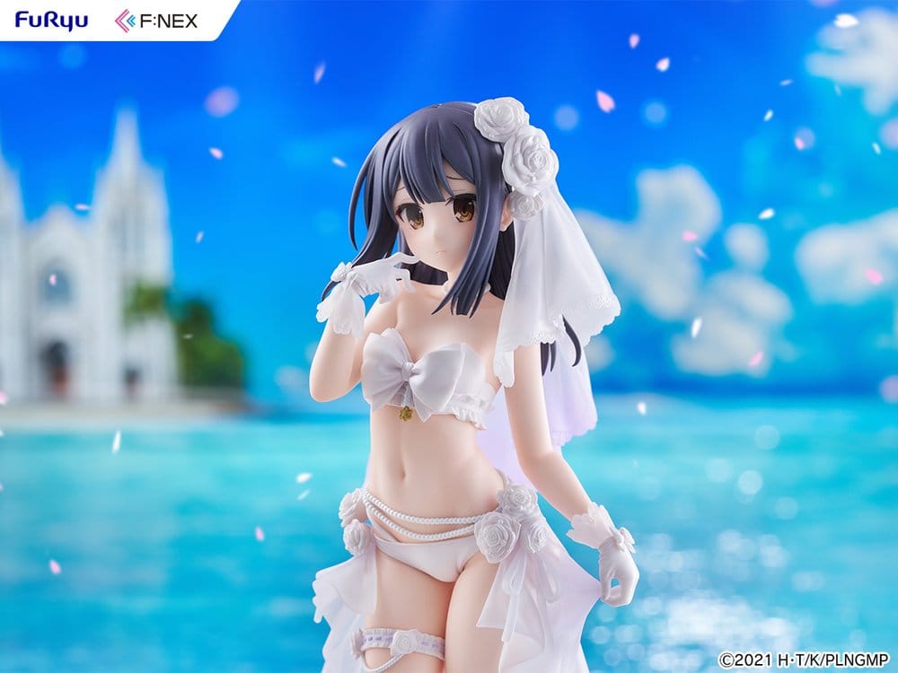Fate/kaleid liner Prisma Illya: Licht - The Nameless Girl F:NEX PVC Figur 1/7 Miyu Edelfelt Wedding Swimsuit Ver. 21 cm