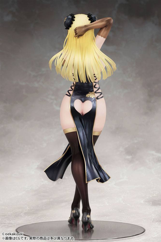 Original Character Statue 1/7 China Girl Black Ver. Illustrated by Oekakizuki 20 cm