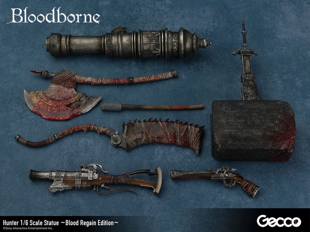 Bloodborne The Old Hunters PVC Statue 1/6 Hunter Blood Regain Edition 32 cm 