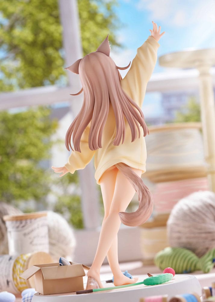 My Cat Is a Kawaii Girl Statue 1/6 Kinako Play With Ver. AmiAmi Limited Edition 21 cm 