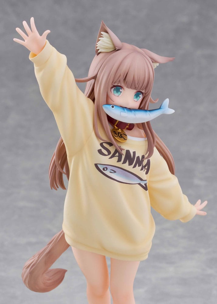 My Cat Is a Kawaii Girl Statue 1/6 Kinako Play With Ver. AmiAmi Limited Edition 21 cm 