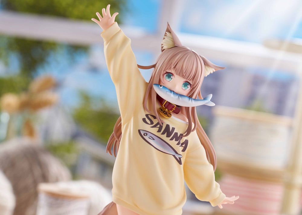 My Cat Is a Kawaii Girl Statue 1/6 Kinako Play With Ver. AmiAmi Limited Edition 21 cm 