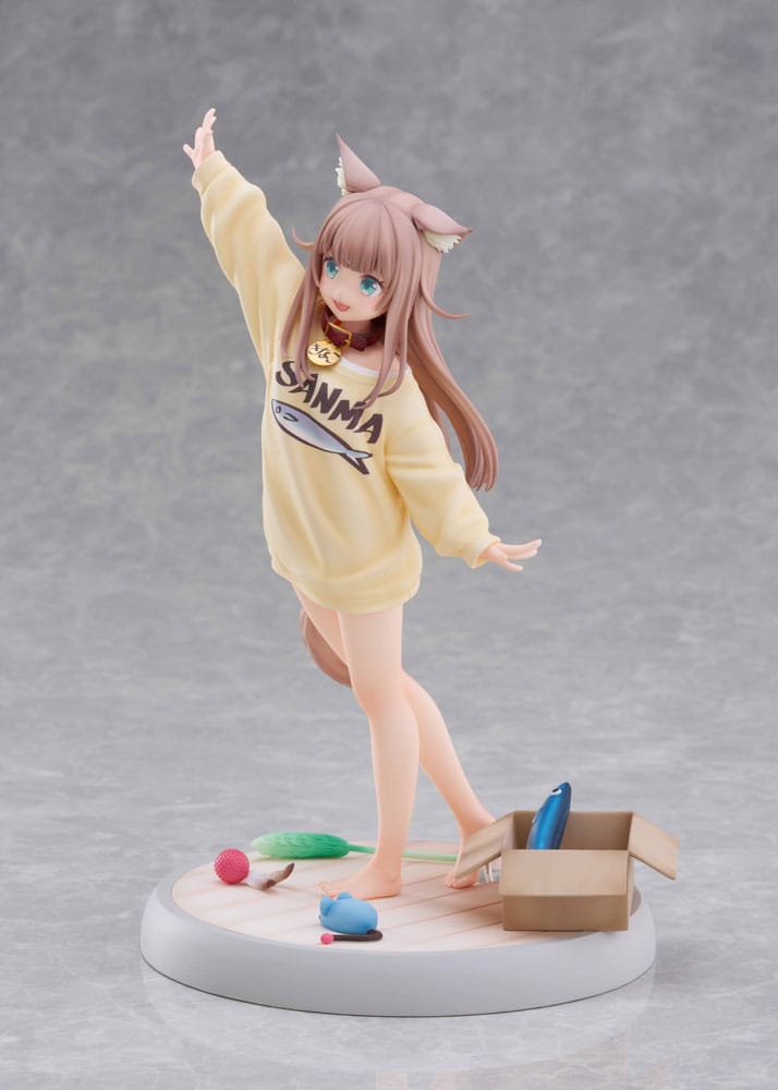 My Cat Is a Kawaii Girl Statue 1/6 Kinako Play With Ver. AmiAmi Limited Edition 21 cm 