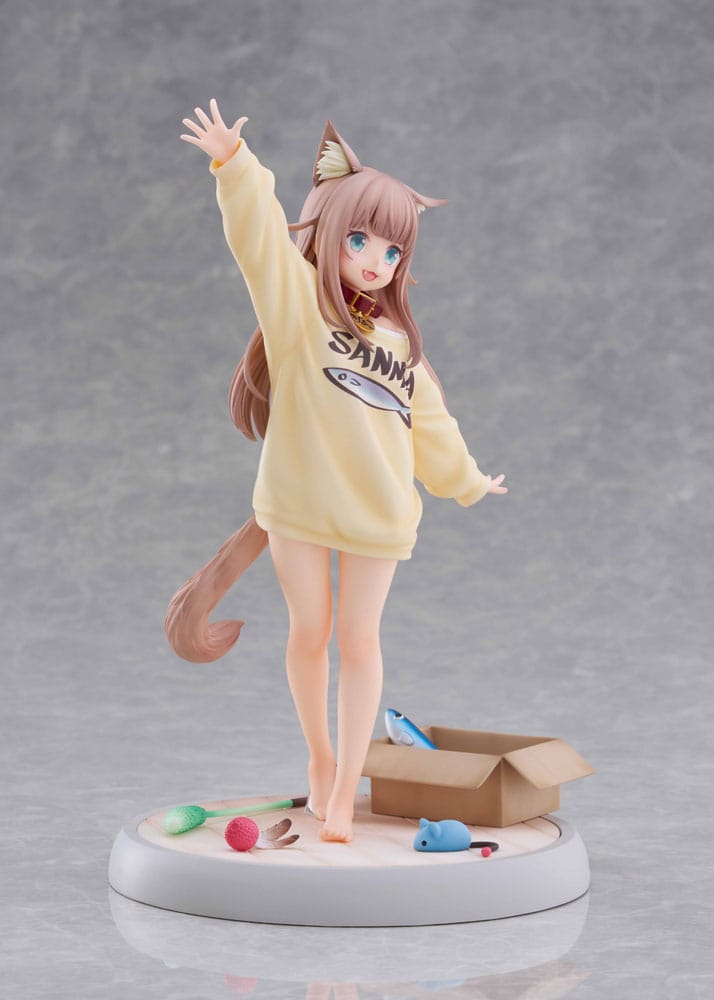 My Cat Is a Kawaii Girl Statue 1/6 Kinako Play With Ver. AmiAmi Limited Edition 21 cm 