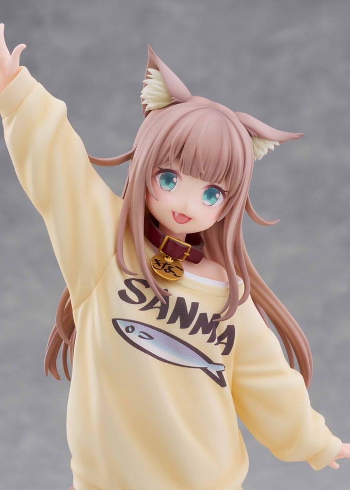 My Cat Is a Kawaii Girl Statue 1/6 Kinako Play With Ver. AmiAmi Limited Edition 21 cm 