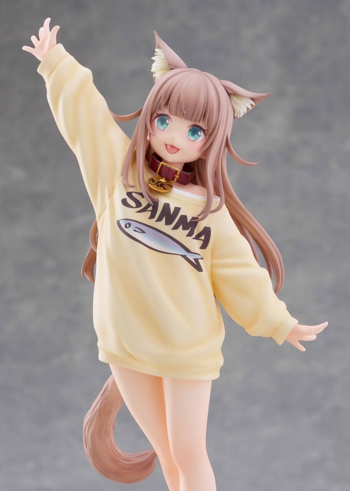 My Cat Is a Kawaii Girl Statue 1/6 Kinako Play With Ver. AmiAmi Limited Edition 21 cm 