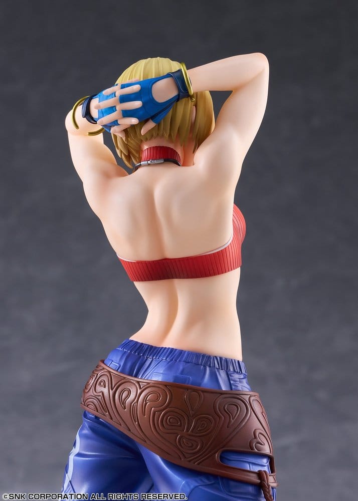 Fighting Girls Collection The King of Fighters XV PVC Figur 1/7 Blue Mary AmiAmi Limited Edition 26 cm