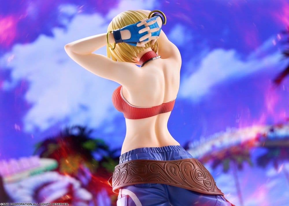 Fighting Girls Collection The King of Fighters XV PVC Figur 1/7 Blue Mary AmiAmi Limited Edition 26 cm