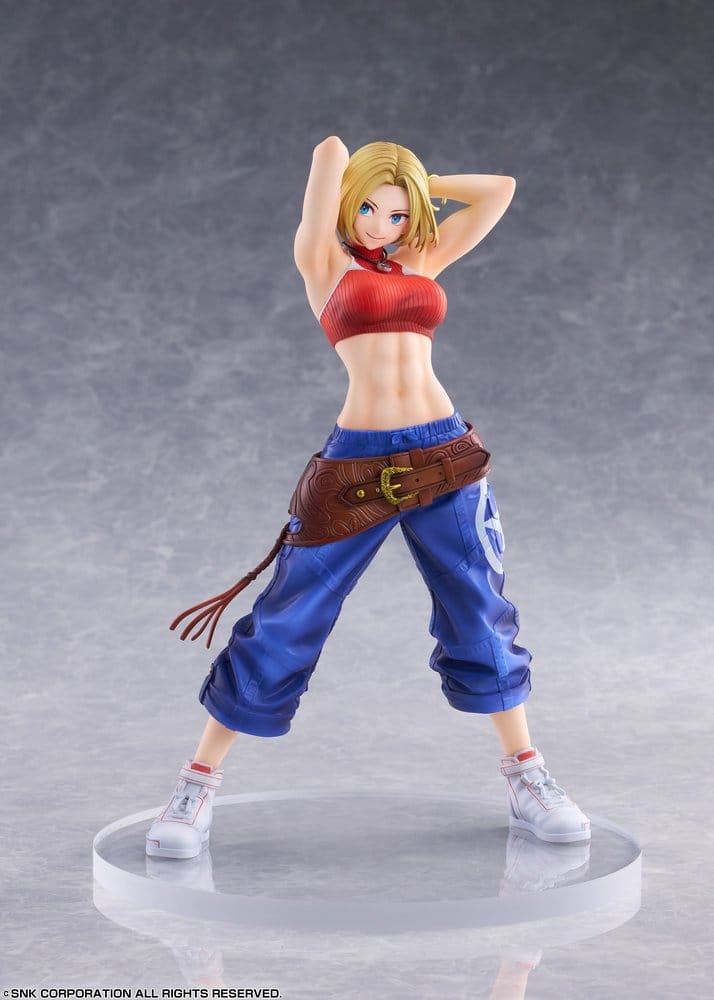 Fighting Girls Collection The King of Fighters XV PVC Figur 1/7 Blue Mary AmiAmi Limited Edition 26 cm