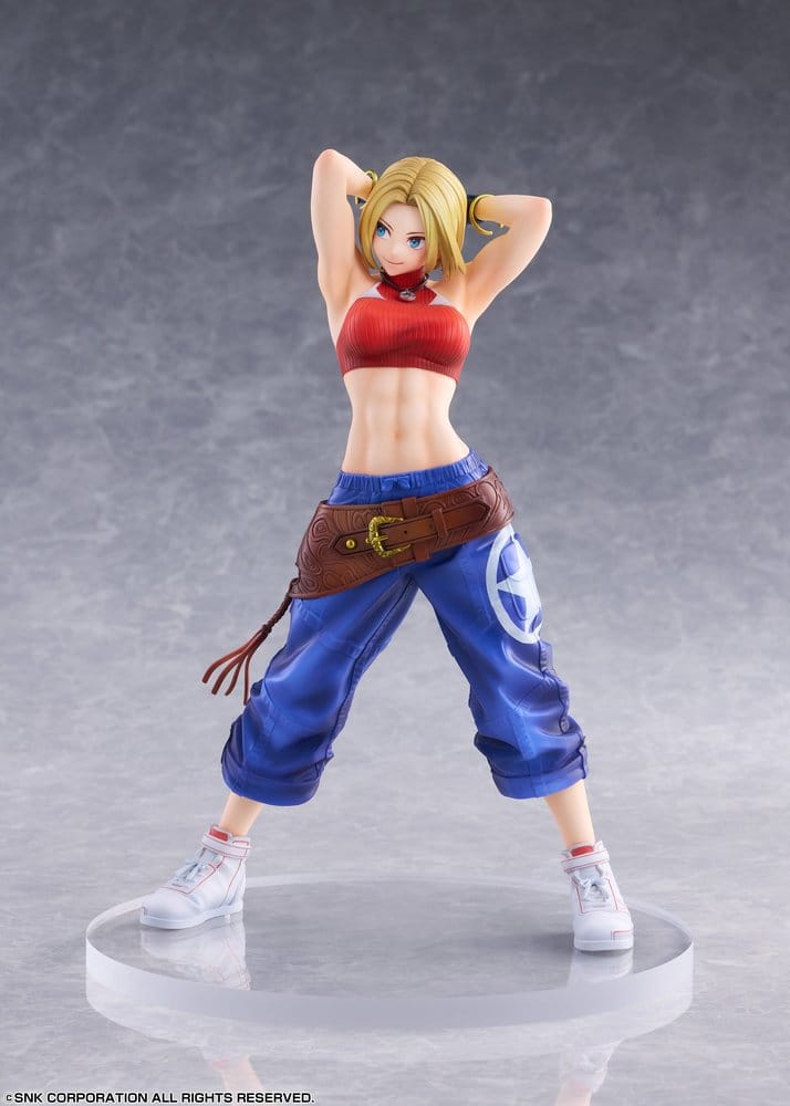 Fighting Girls Collection The King of Fighters XV PVC Figur 1/7 Blue Mary AmiAmi Limited Edition 26 cm