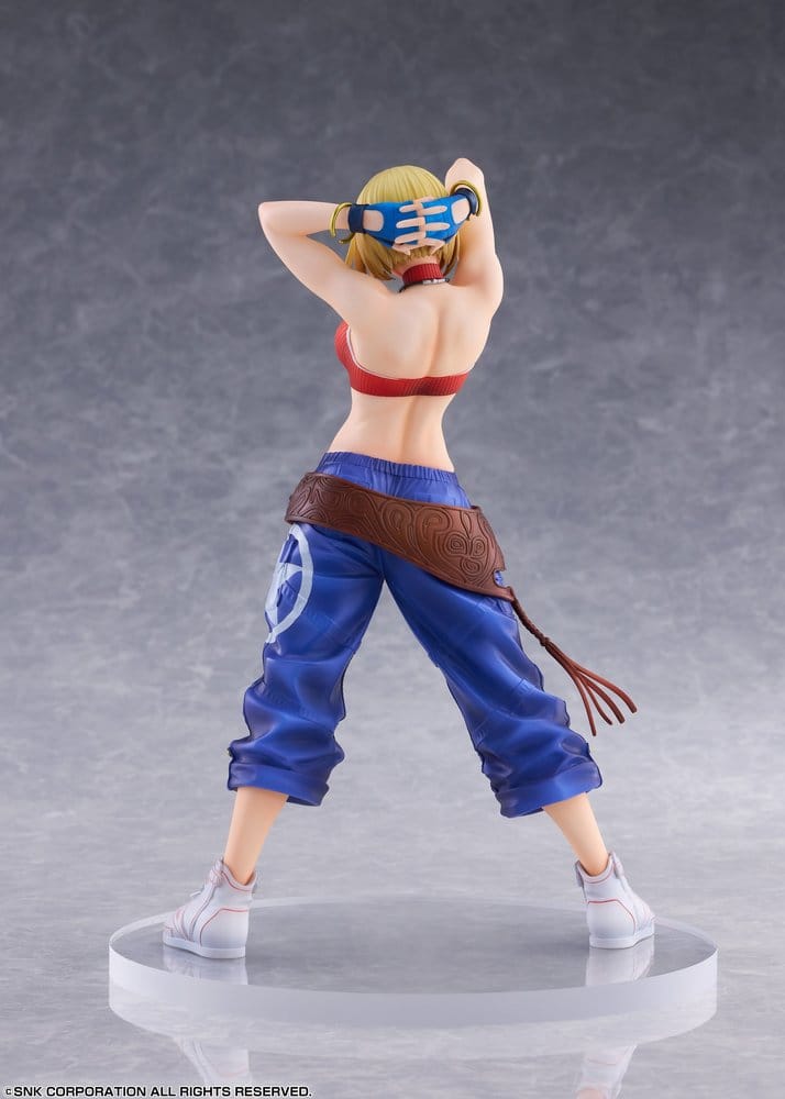Fighting Girls Collection The King of Fighters XV PVC Figur 1/7 Blue Mary AmiAmi Limited Edition 26 cm
