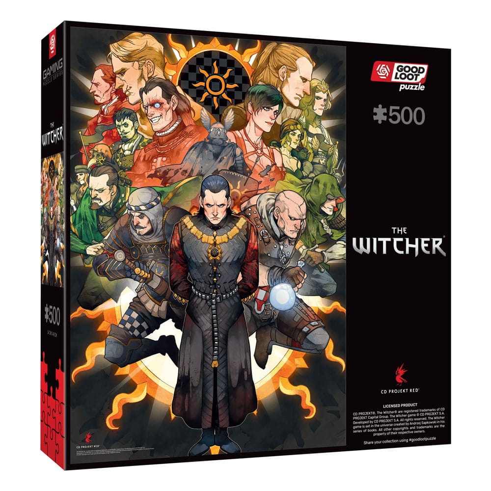 The Witcher Gaming Puzzle Nilfgaard (500 Teile)                          