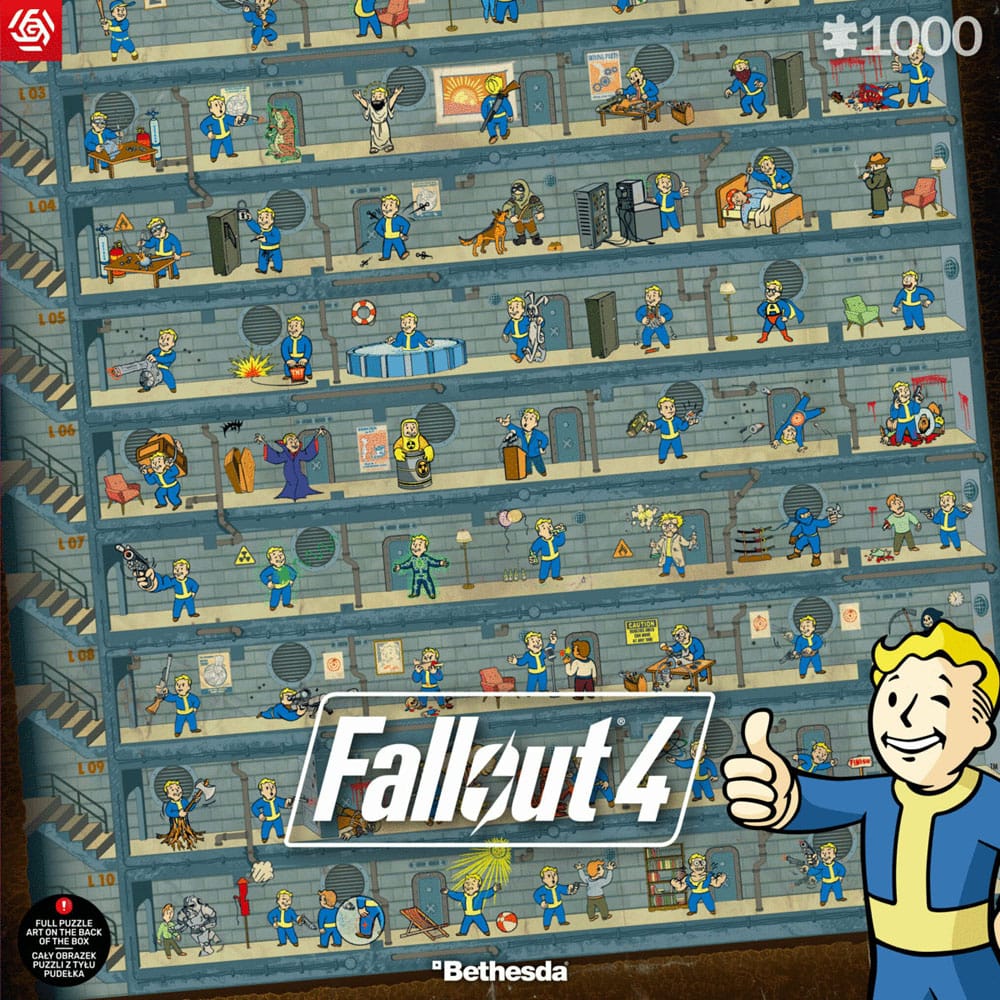 Fallout 4 Puzzle Perk Poster (1000 Teile)                                
