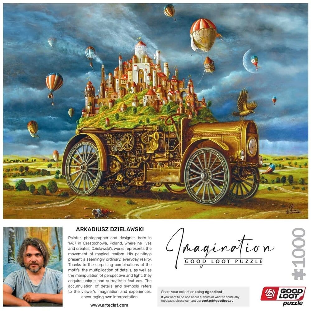 Imagination Series Puzzle Arkadiusz Dzielawski Wielka przeprowadzka (1000 Teile)                                