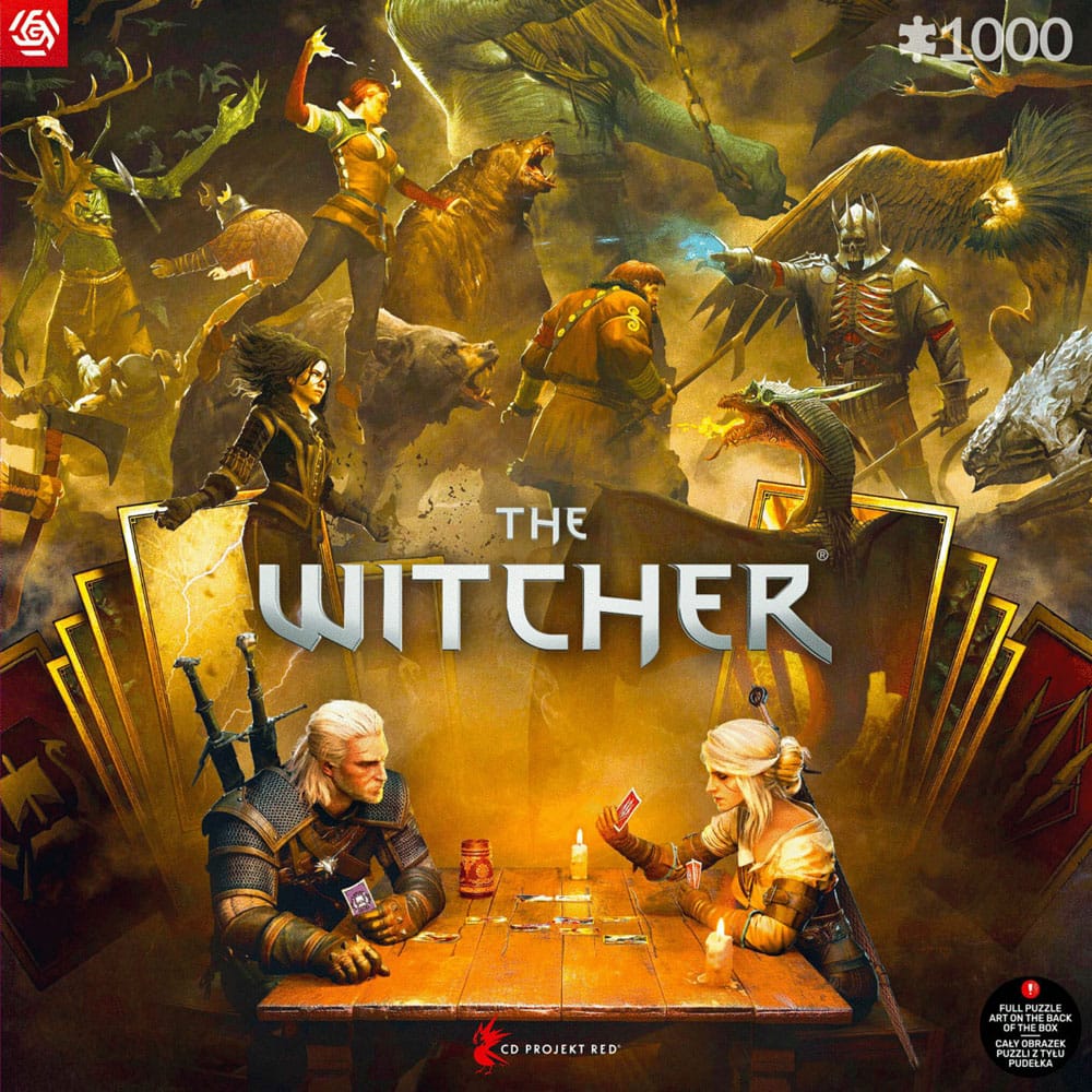 The Witcher Puzzle Playing Gwent (1000 Teile)                                
