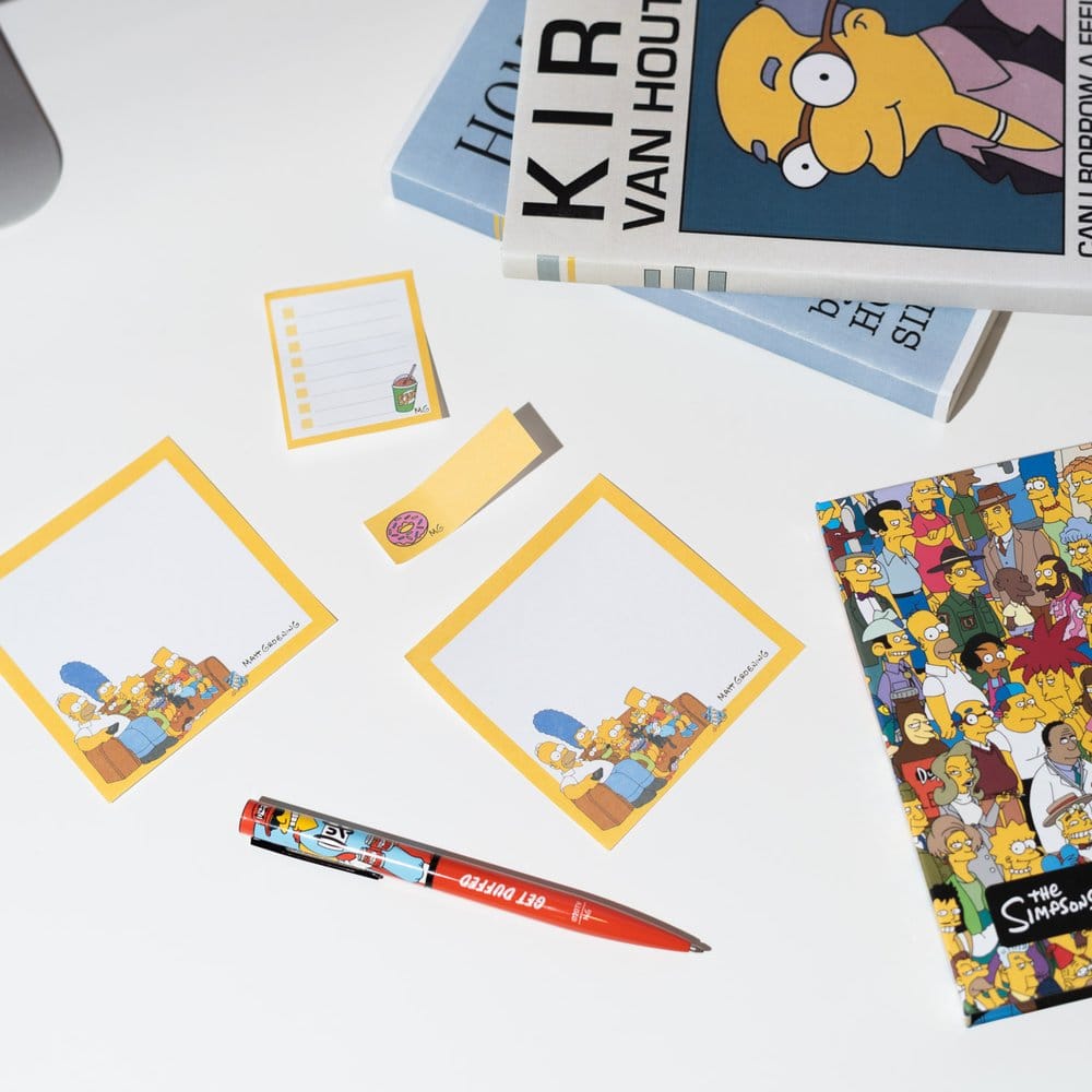 Die Simpsons Wochenplaner mit Haftnotizen 19 x 17 cm